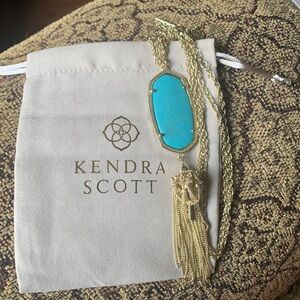 Kendra Scott Turquoise Tassel Necklace
